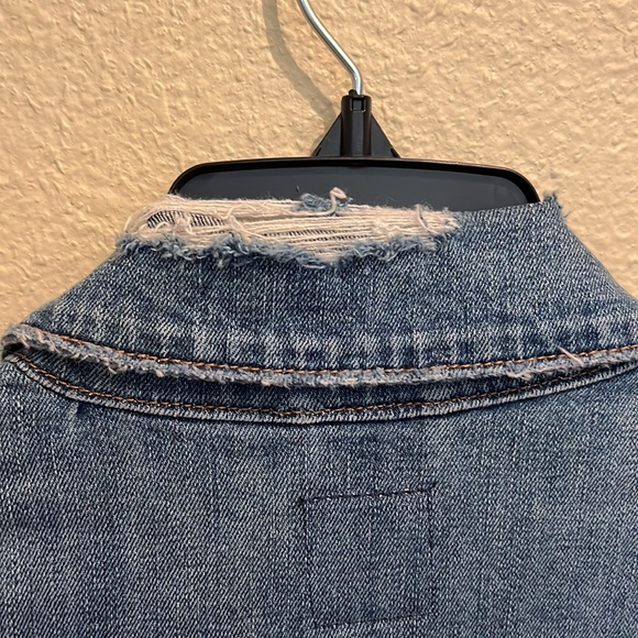 Joe’s Jeans distressed jean jacket - Picture 8 of 9